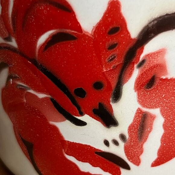 Vintage Enamel Sturdy Fines Lobster Mug Metal Camp Cup Enamel - Picture 5 of 6